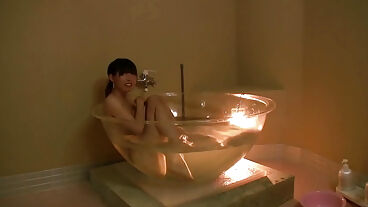 Japanese amateur boat ride and bathing in weird bathtub