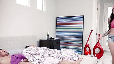 Asian Babe Hardfucking Favorite Stepdaddy